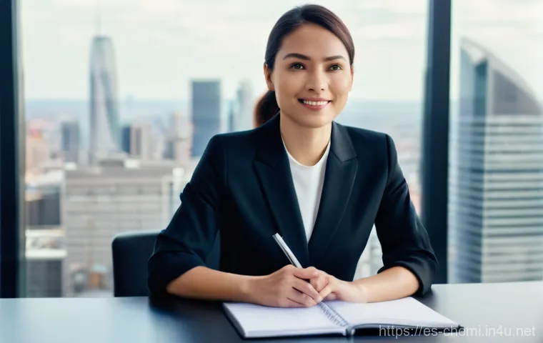 화학공학 연봉 협상 전략 - **Professional Salary Negotiation for a Chemical Engineer:**
    A confident, diverse female chemica...